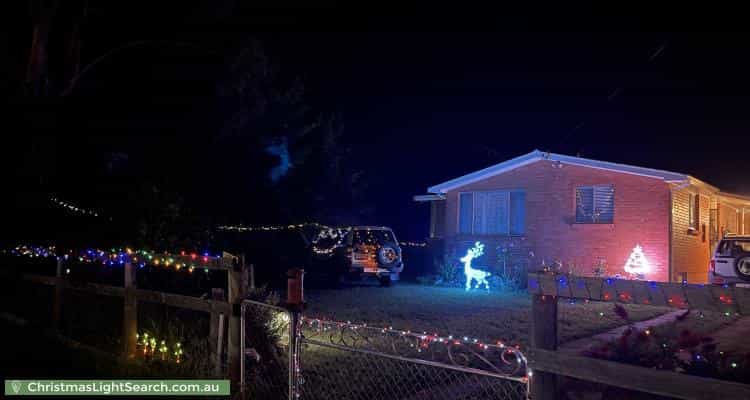 Christmas Light display at 117 Bridge Street, Campbell Town