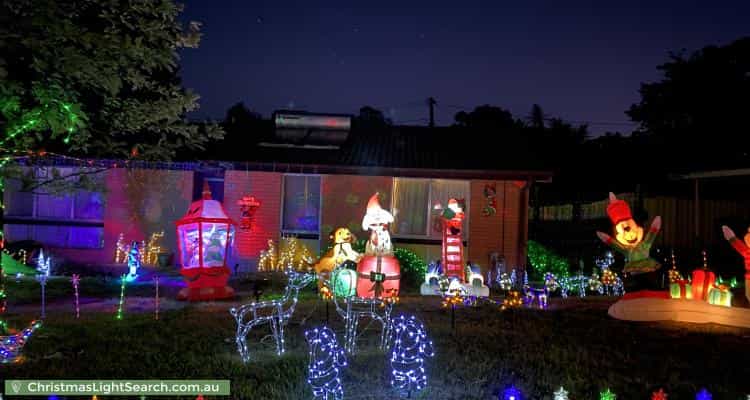 Christmas Light display at 4 Lyall Crescent, Kambah