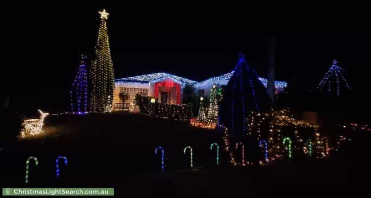 Christmas Light display at 13 Crawley Grove, Ringwood North
