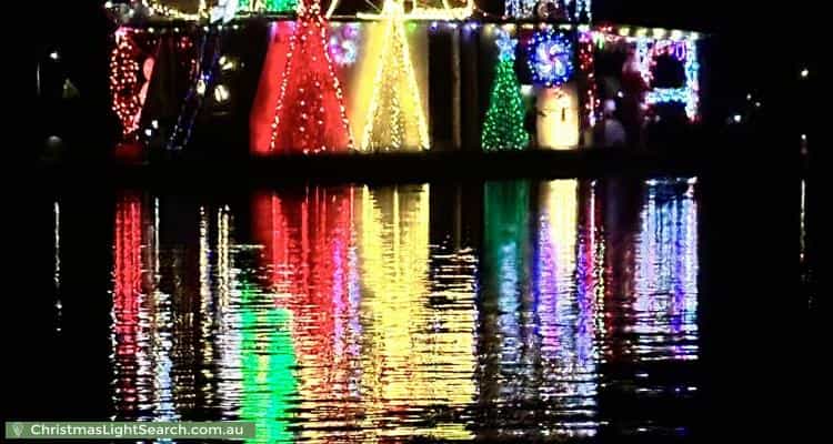 Christmas Light display at  Yamba Road, Yamba