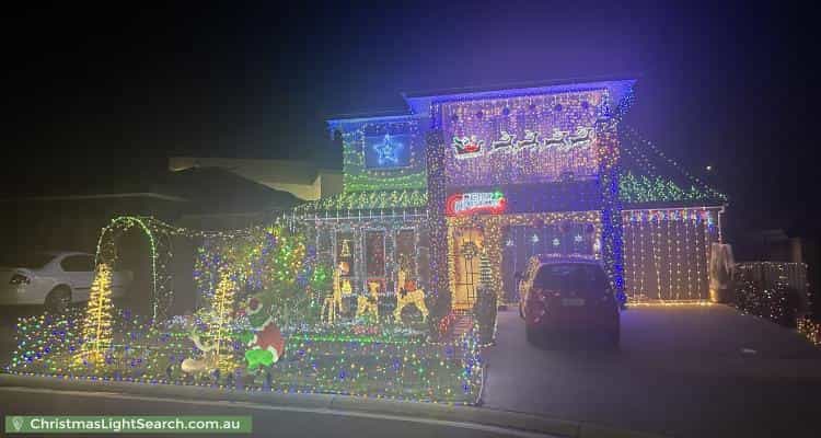 Christmas Light display at 10 Cotterdale Avenue, Mount Barker