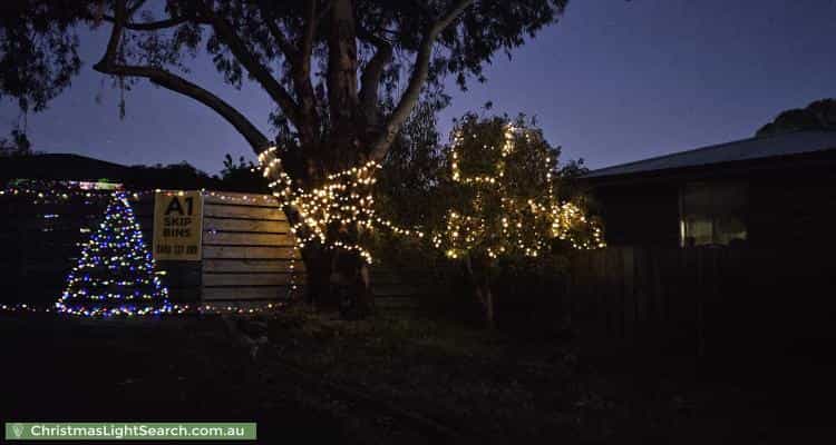 Christmas Light display at 135 Mockridge Road, Clarendon Vale