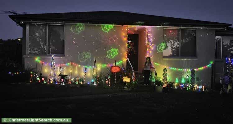 Christmas Light display at 135 Mockridge Road, Clarendon Vale