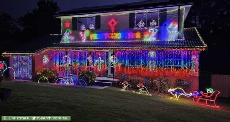 Christmas Light display at 10 Micawber Street, Ambarvale