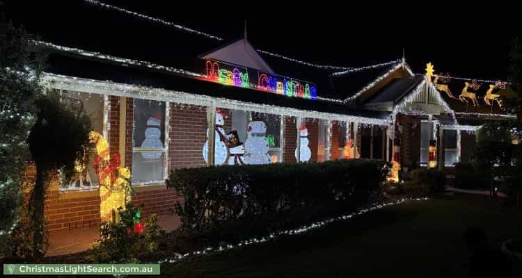 Christmas Light display at 15 Lightwood Drive, Sunbury