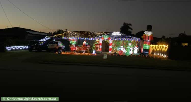 Christmas Light display at 7 Saurel Way, Ferndale
