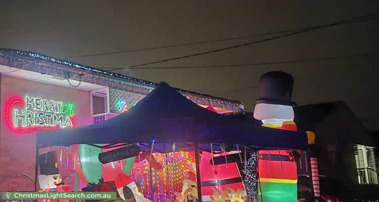 Christmas Light display at  Wagawn Street, Woodridge