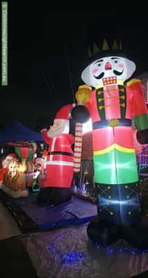 Christmas Light display at  Wagawn Street, Woodridge
