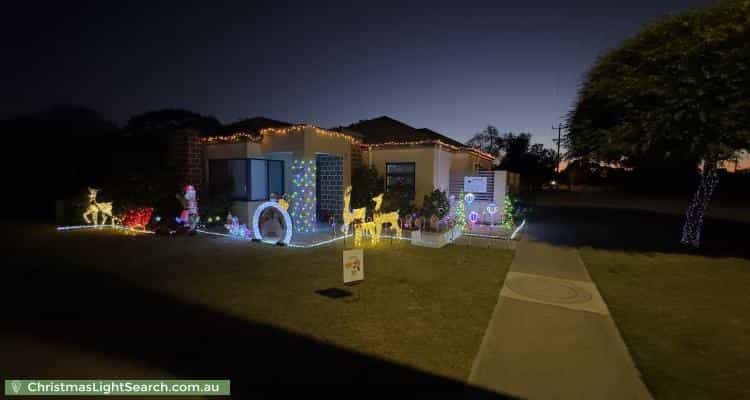 Christmas Light display at 196 Keane Street, Cloverdale