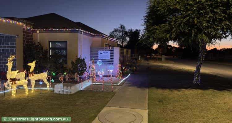 Christmas Light display at 196 Keane Street, Cloverdale