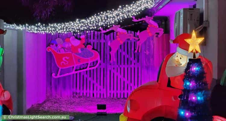 Christmas Light display at 1 Gibbney Way, Ellenbrook