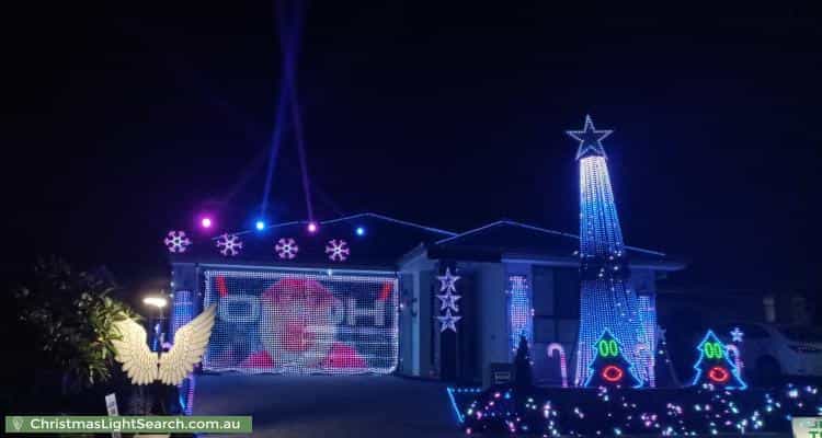 Christmas Light display at 32 Tamborine Street, South Ripley