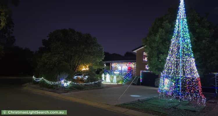 Christmas Light display at 22 Middleton Circuit, Gowrie