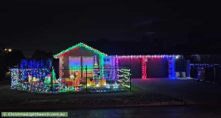 Christmas Light display at 2 Horwood Road, Salisbury North