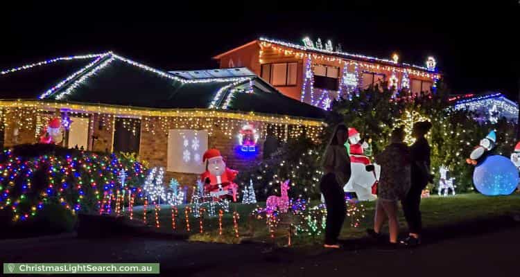 Christmas Light display at  Purdon Street, Old Beach