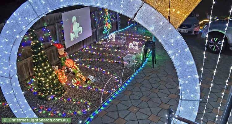 Christmas Light display at  Purdon Street, Old Beach