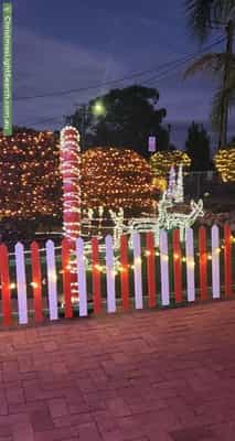 Christmas Light display at 26 Hampden Road, Mount Barker