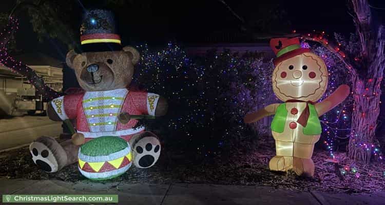 Christmas Light display at 127 Beachside Parade, Yanchep