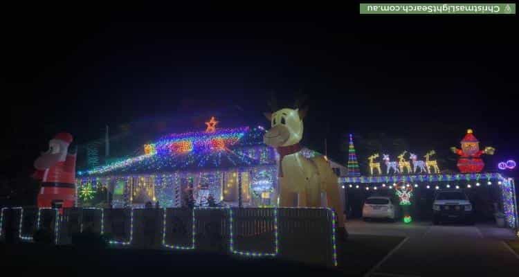 Christmas Light display at 4 Myra Street, Cessnock