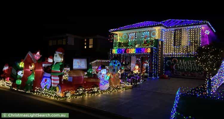 Christmas Light display at  Florence Street, Mount Martha