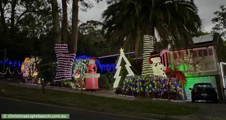 Christmas Light display at 48 Sunhill Road, Mount Waverley