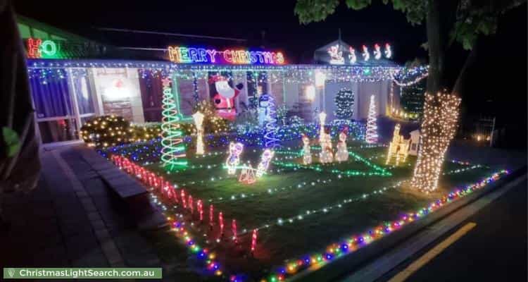 Christmas Light display at  Williamson Terrace, Greenwith