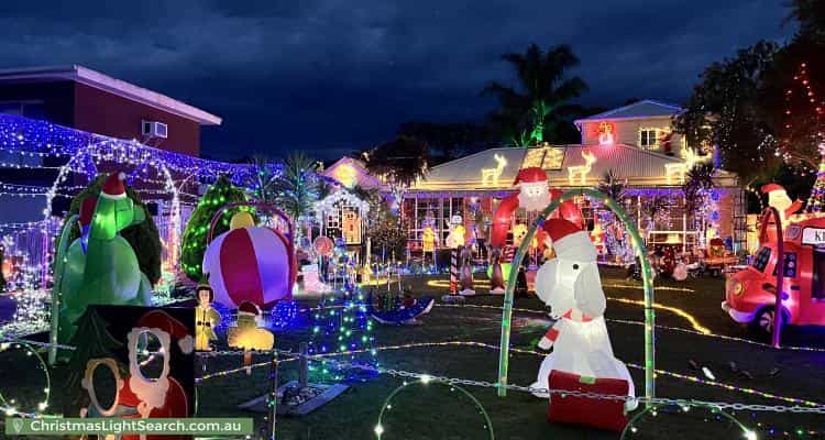 Christmas Light display at 6 Rollings Close, Rosebud