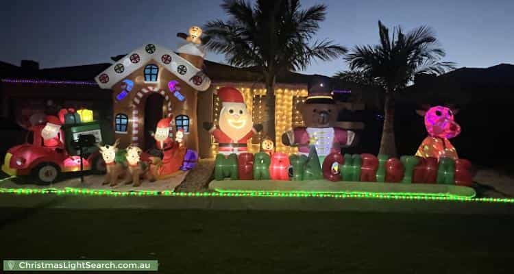 Christmas Light display at 3 Pangana Drive, Point Cook