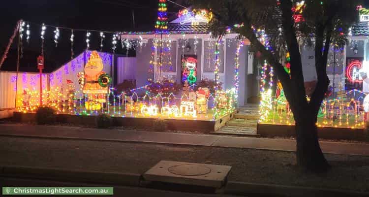 Christmas Light display at 20 Torrens Street, Werribee