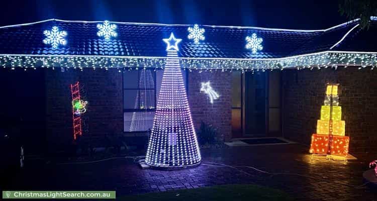 Christmas Light display at 37 Pine Drive, Aberfoyle Park