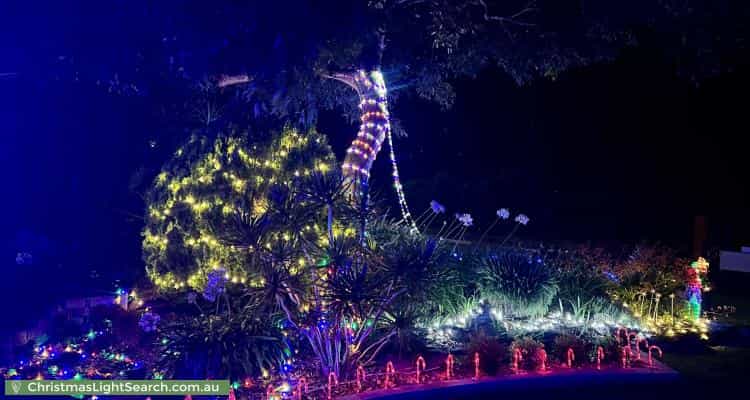 Christmas Light display at 37 Pine Drive, Aberfoyle Park