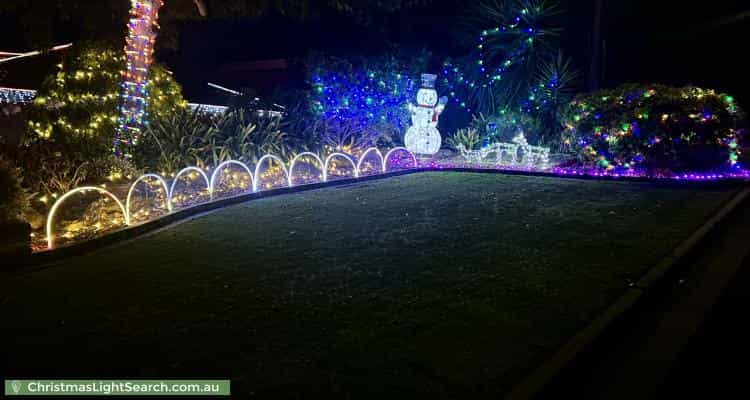 Christmas Light display at 37 Pine Drive, Aberfoyle Park