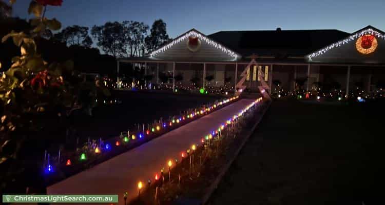 Christmas Light display at 599 Numurkah Road, Katunga
