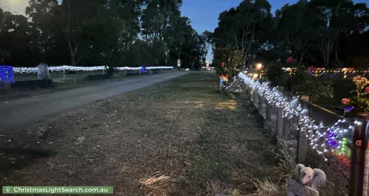 Christmas Light display at 599 Numurkah Road, Katunga