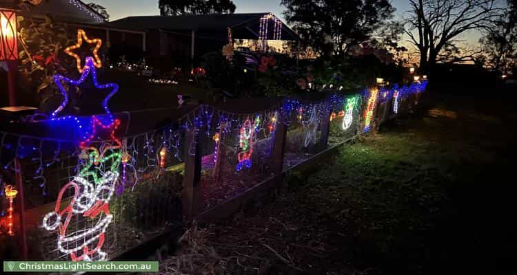 Christmas Light display at 599 Numurkah Road, Katunga