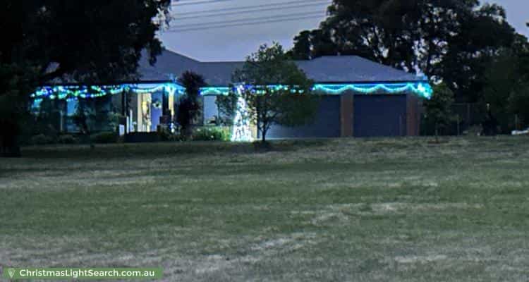 Christmas Light display at 54 Browns Lane, Plenty