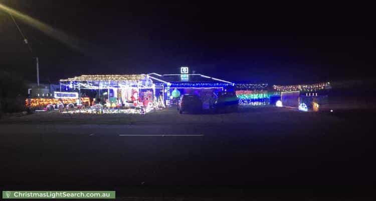 Christmas Light display at 33 Irvine Street, Kairi
