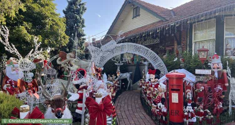 Christmas Light display at 29 Shaftsbury Street, Coburg