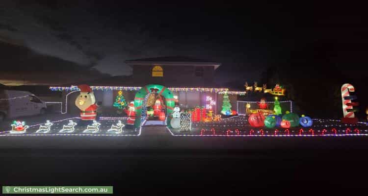Christmas Light display at 42 Tasman Highway, Sorell
