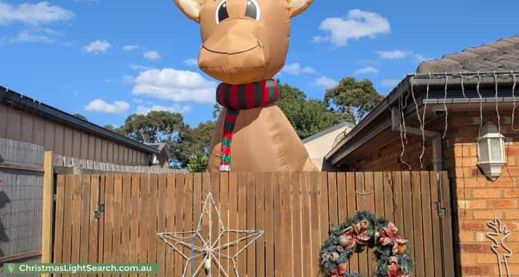 Christmas Light display at 4 Muirfield Close, Cranbourne