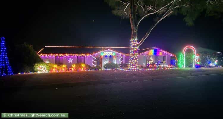 Christmas Light display at 29 Cuthbert Circuit, Wanniassa