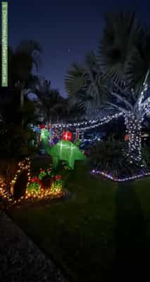 Christmas Light display at 43 Lookout Place, Narangba