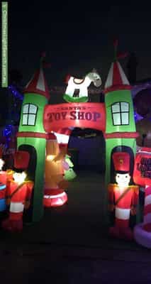 Christmas Light display at 17 Browning Street, Moonee Ponds