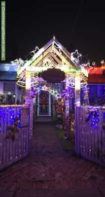 Christmas Light display at 17 Browning Street, Moonee Ponds