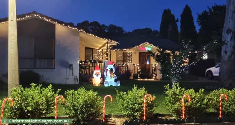 Christmas Light display at 10 Eagle Circuit, Kambah