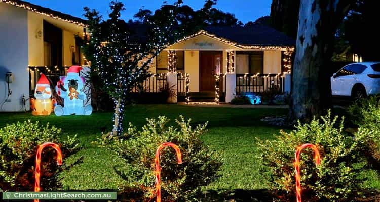 Christmas Light display at 10 Eagle Circuit, Kambah