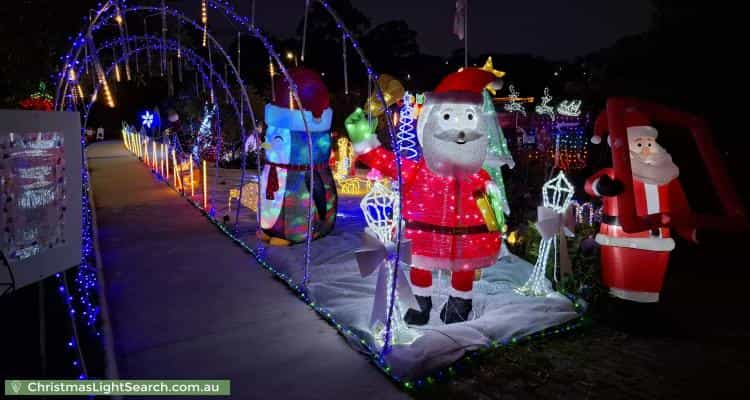 Christmas Light display at 17 Blucher Street, Ferntree Gully