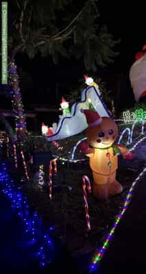 Christmas Light display at 14 Mistral Street, Jamboree Heights