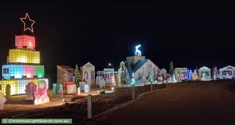 Christmas Light display at 357 Balfour Ogilvy Avenue, Loxton North