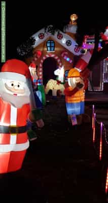 Christmas Light display at 63 Clarendon Street, Cranbourne
